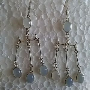 Two toned gorgeous dangling earrings ALL JEWELRY N